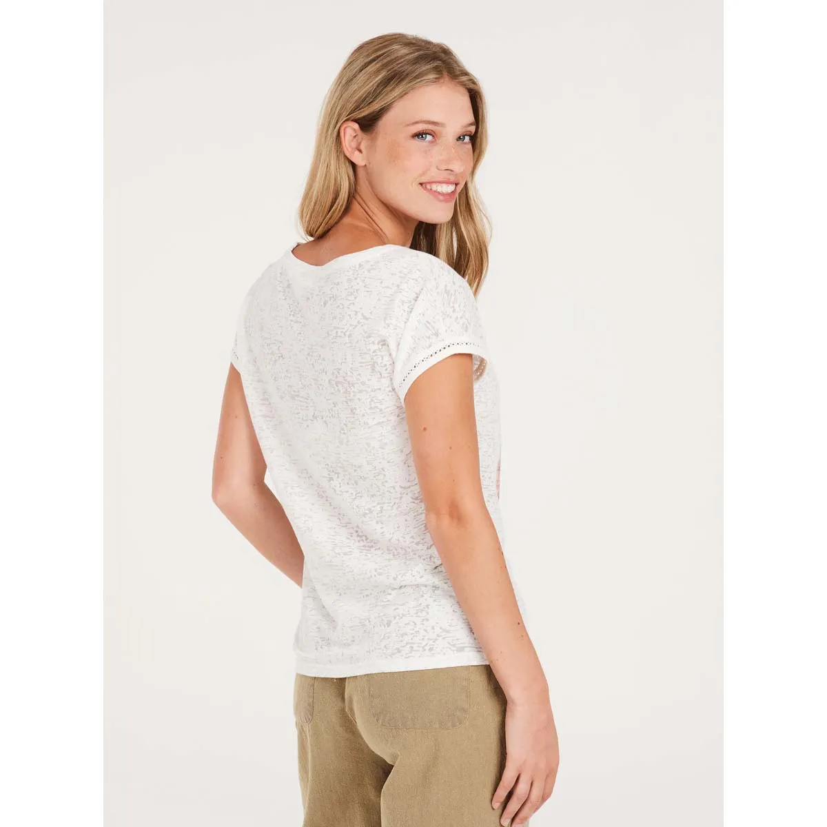 CAMISETA MUJER PRTELLES 24 TSHIRT PROTEST BLANCO