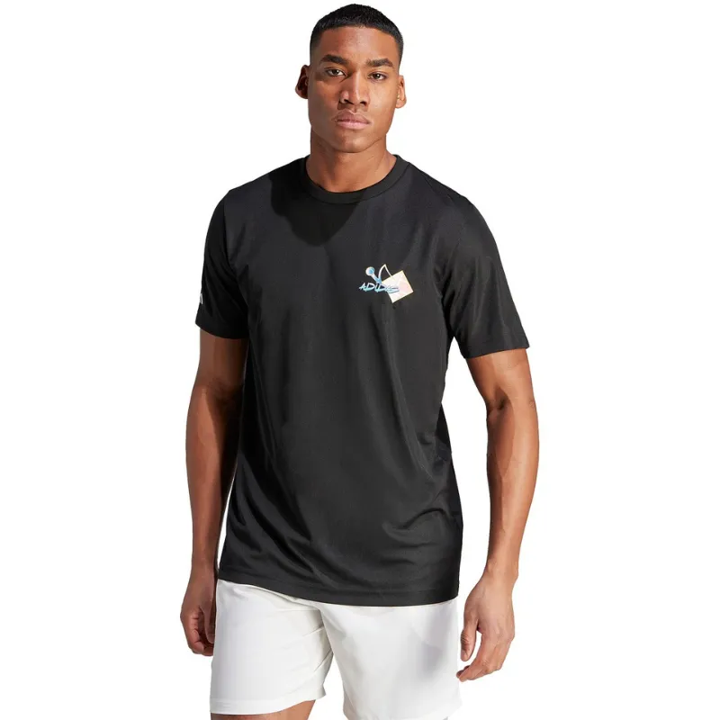 CAMISETA NEGRO M PADEL