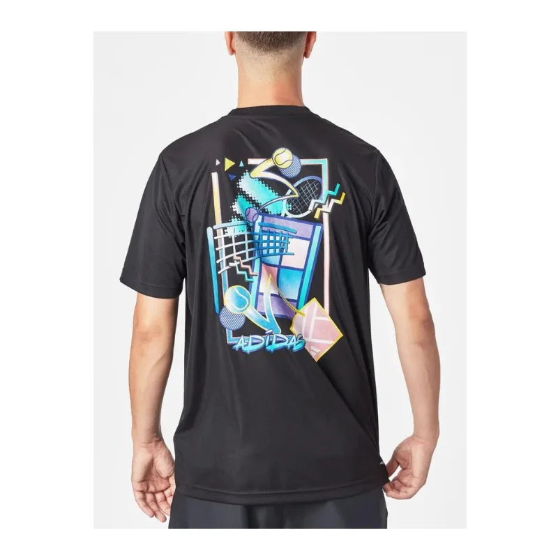 CAMISETA NEGRO M PADEL
