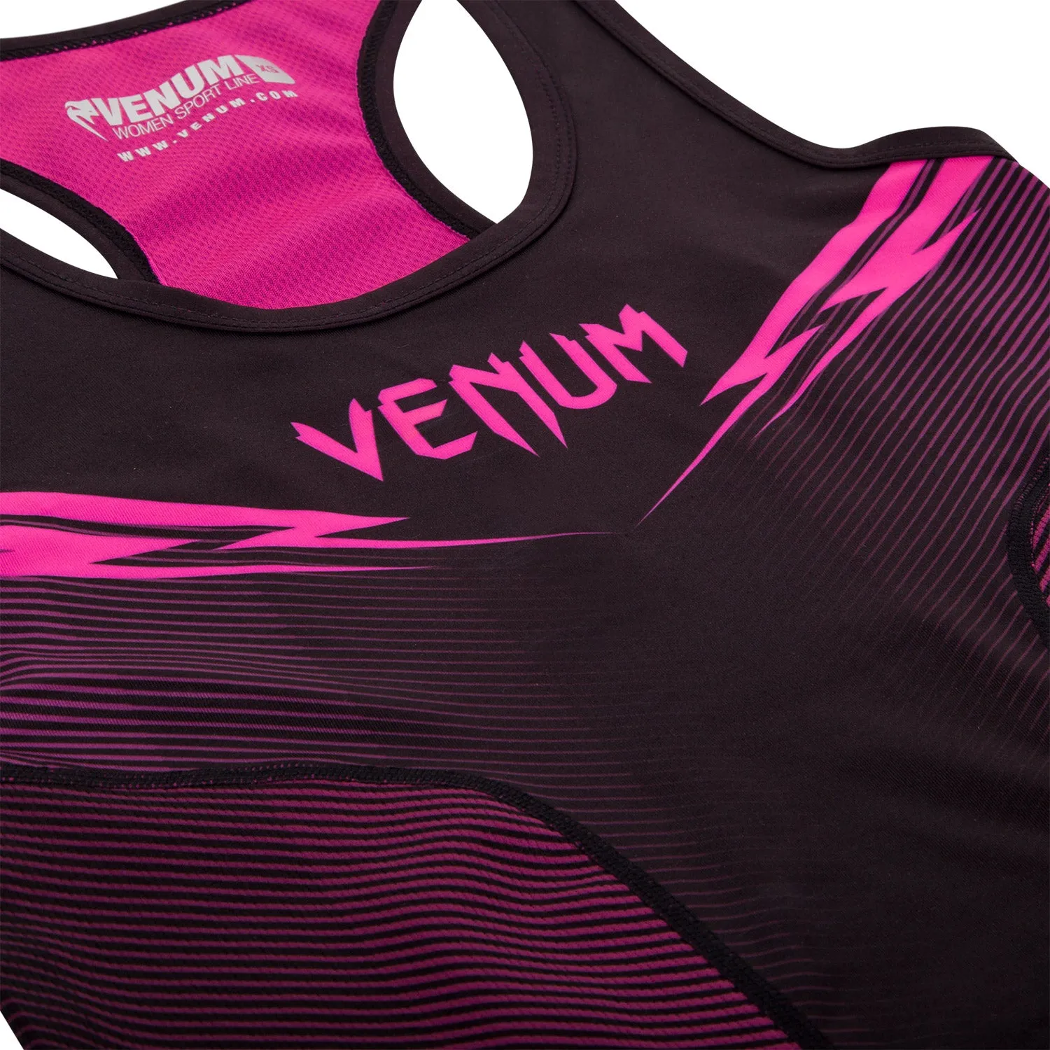 CAMISETA SIN MANGAS VENUM RAZOR  NEGRO/ROSA