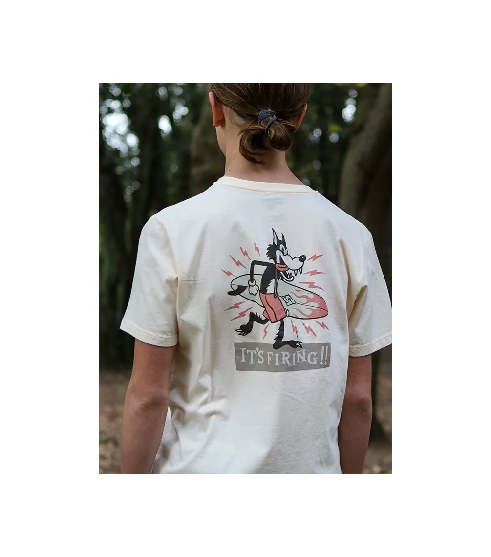 CAMISETA STYLING WOLF  AMARILLO