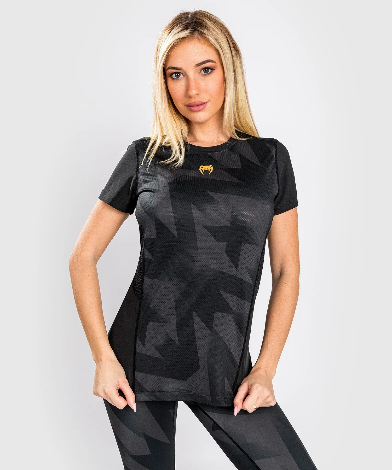 CAMISETA VENUM RAZOR DRY TECH  PARA MUJERES  NEGRO/ORO