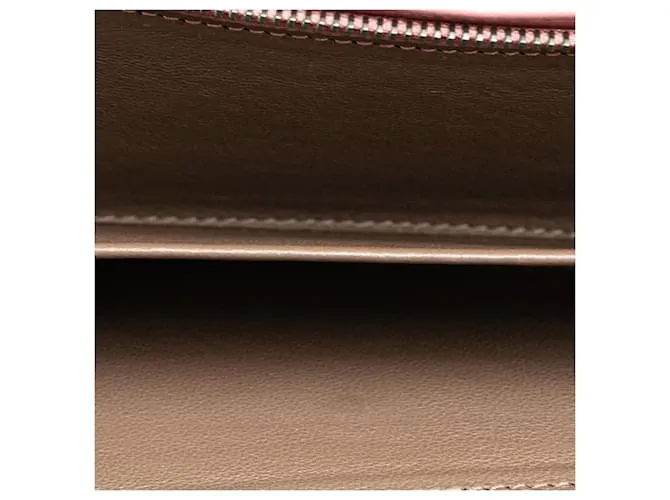 Cartera larga de cuero rosa Bottega Veneta 