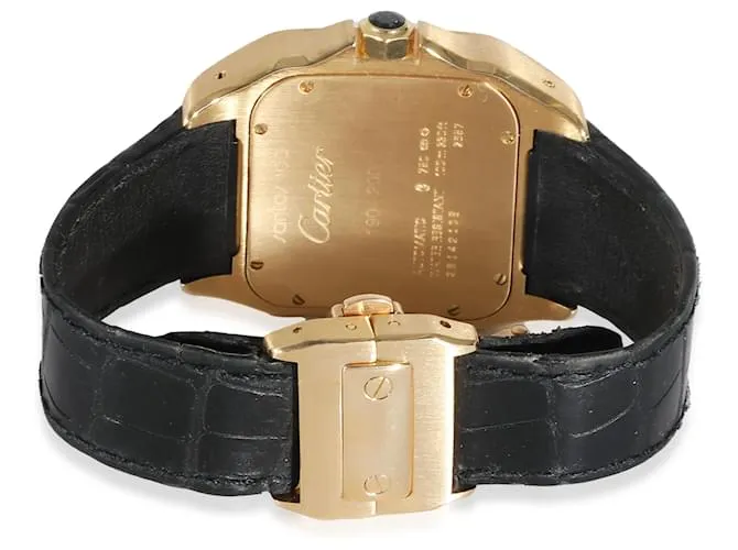 Cartier Santos 100 W20071Y1 Reloj de hombre en 18oro amarillo kt Plata Metálico 