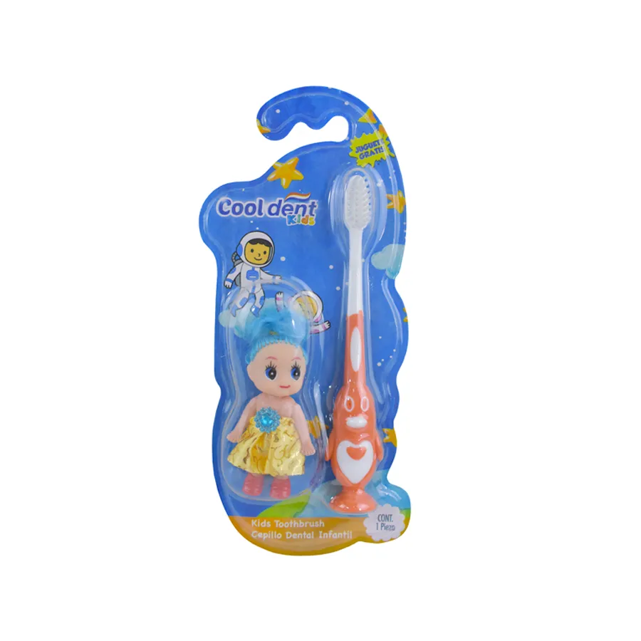Cepillo Dental Cooldent + 1 Mueca para Nias