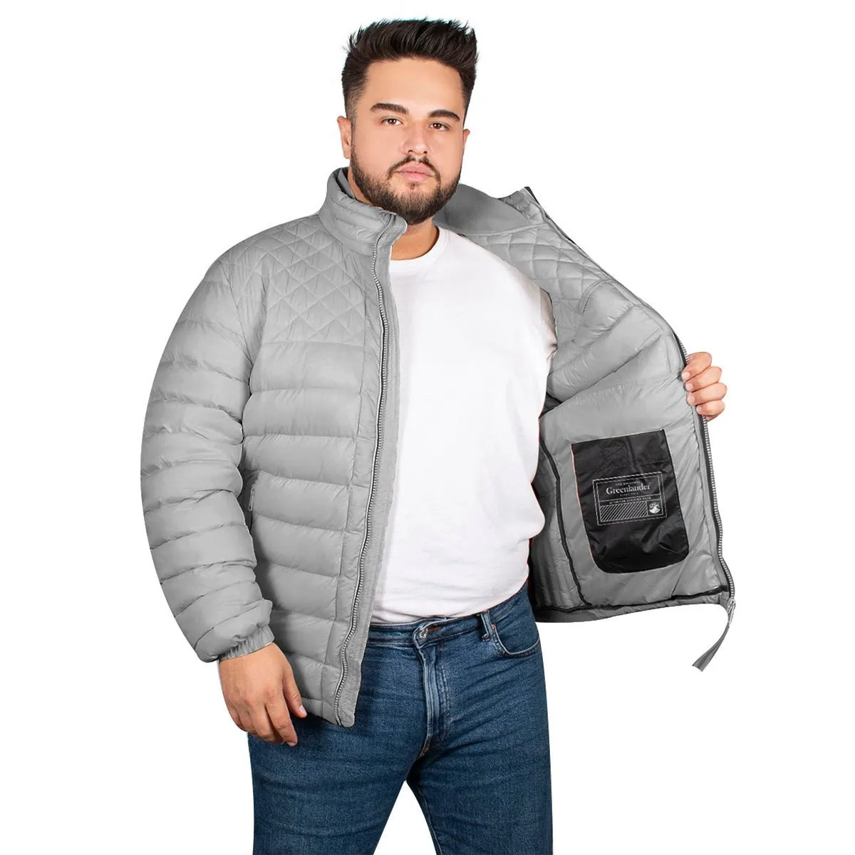 Chamarra Classic Ligera Hombre Plus Size