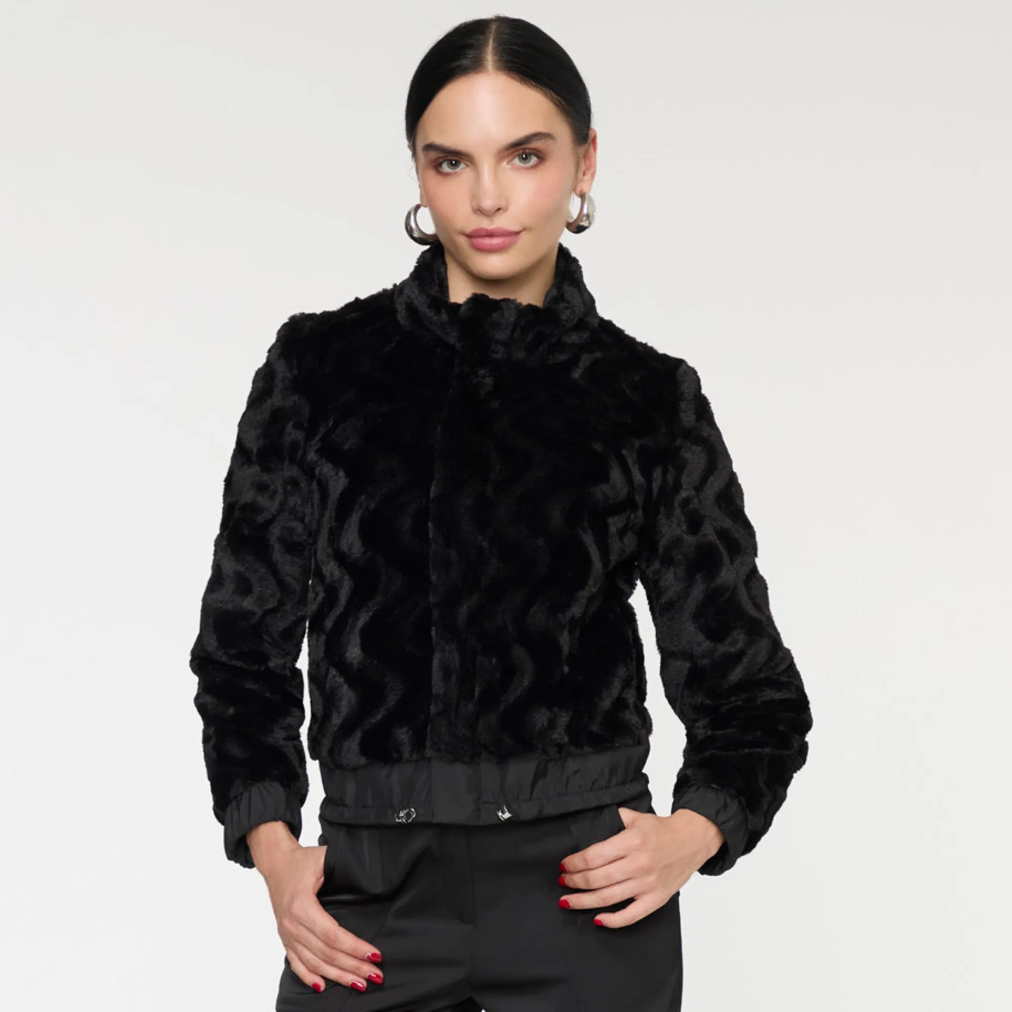 Chamarra Cuello Alto con Peluche Criteria R22487
