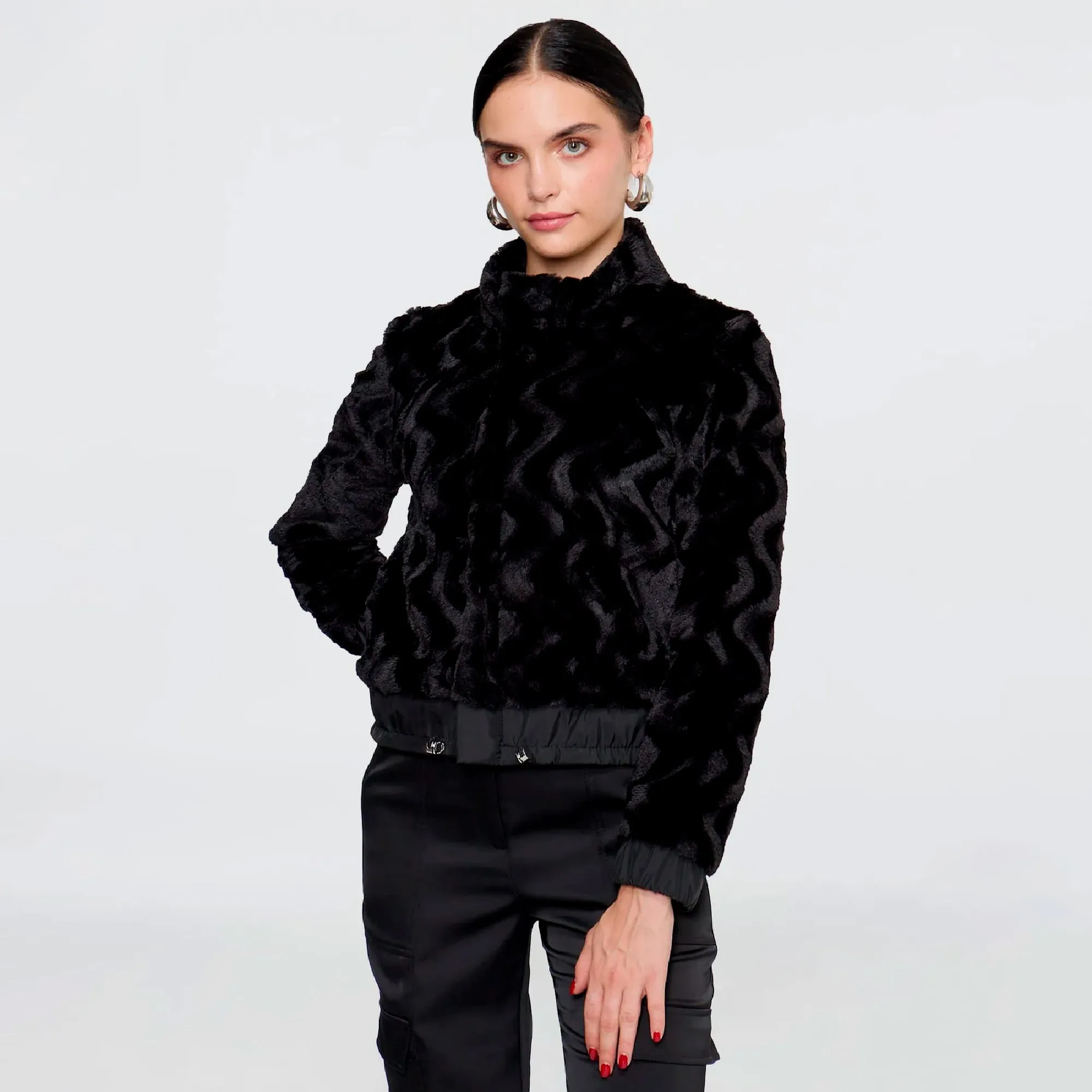 Chamarra Cuello Alto con Peluche Criteria R22487