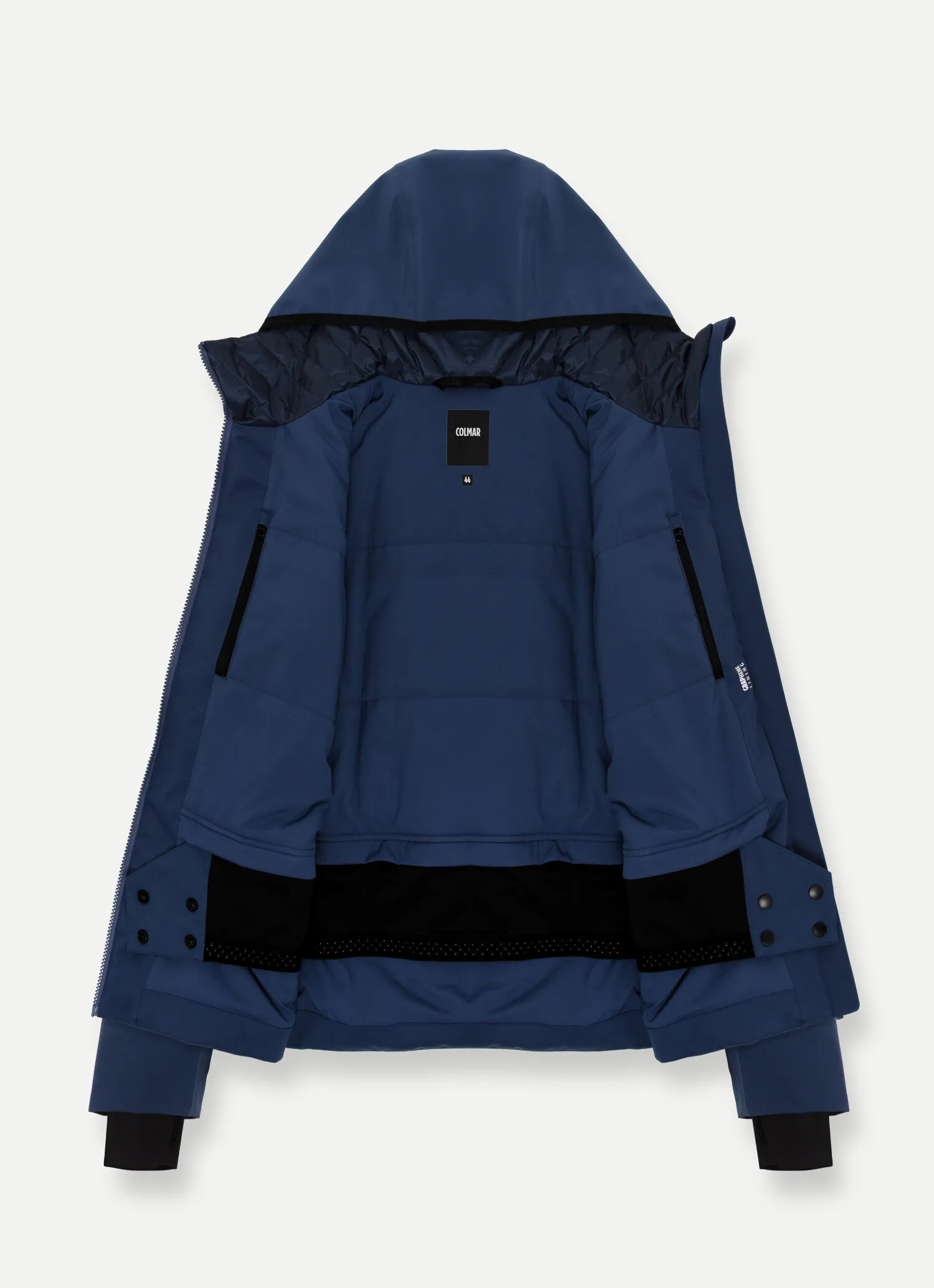Chaqueta de esquí elástica con cintura elástica