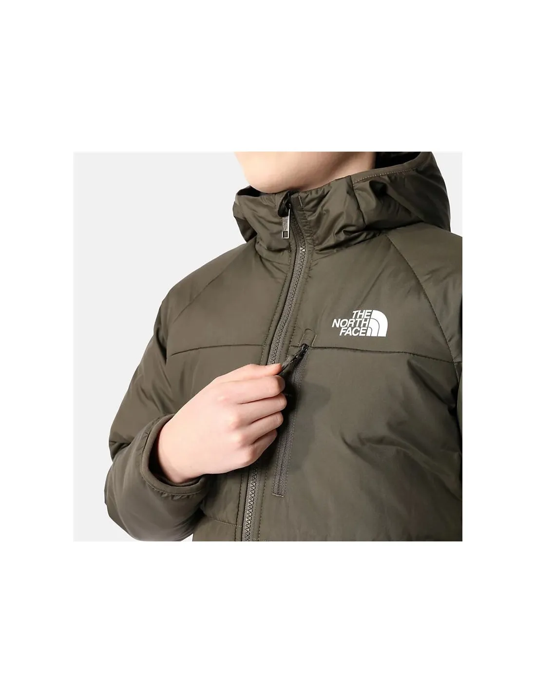 Chaqueta de Montaña The North Face Reversible Perrito Negro/Verde Niño