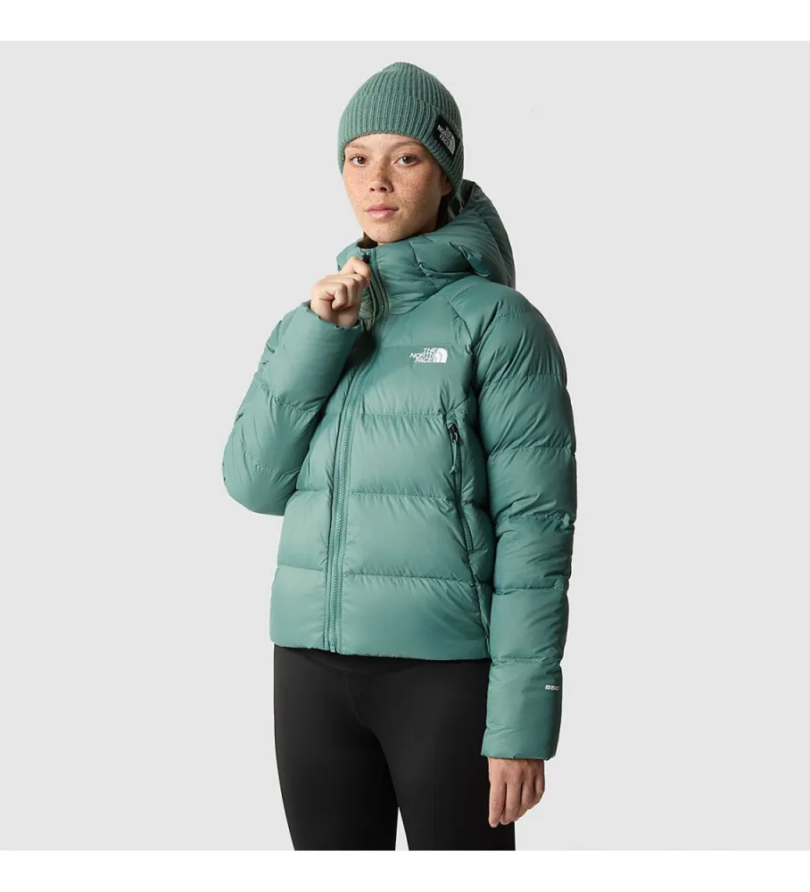 CHAQUETA DE PLUMÓN CON CAPUCHA HYALITE verde