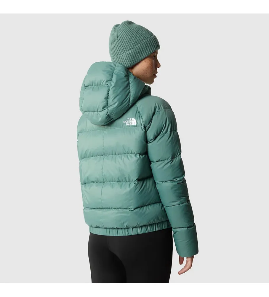CHAQUETA DE PLUMÓN CON CAPUCHA HYALITE verde