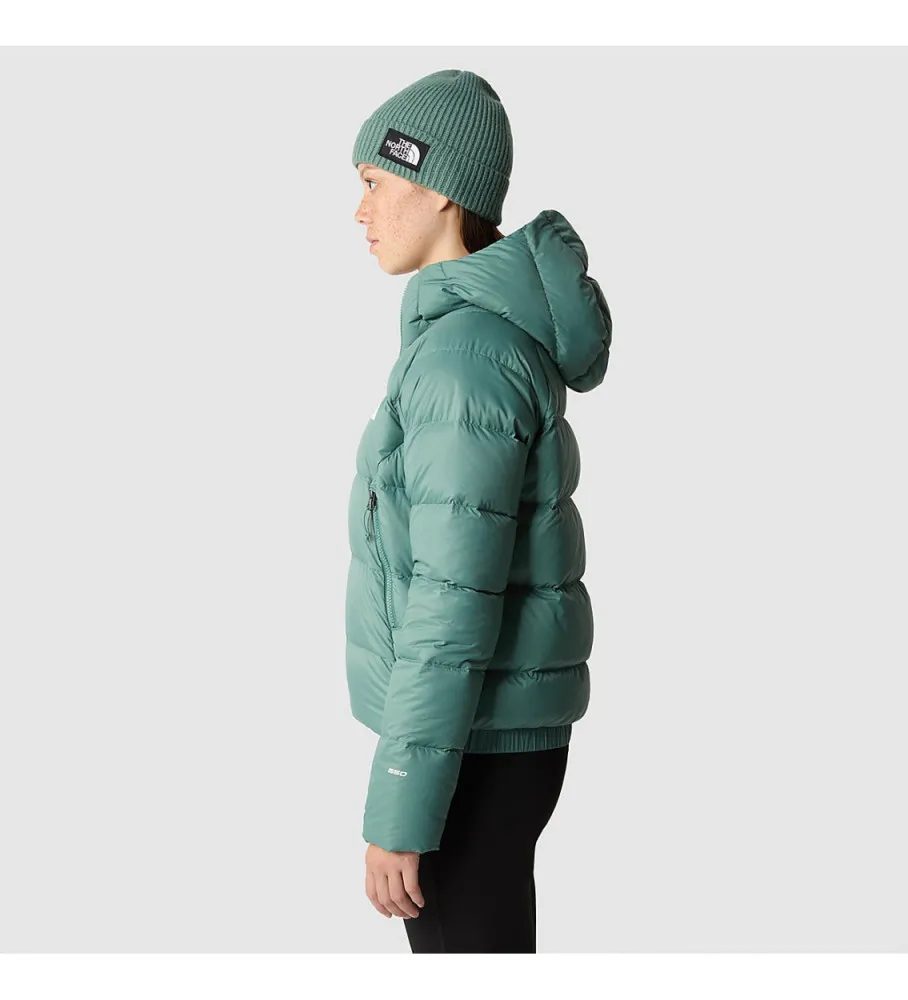 CHAQUETA DE PLUMÓN CON CAPUCHA HYALITE verde