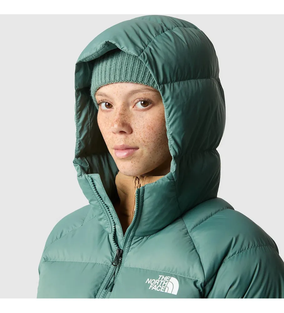 CHAQUETA DE PLUMÓN CON CAPUCHA HYALITE verde