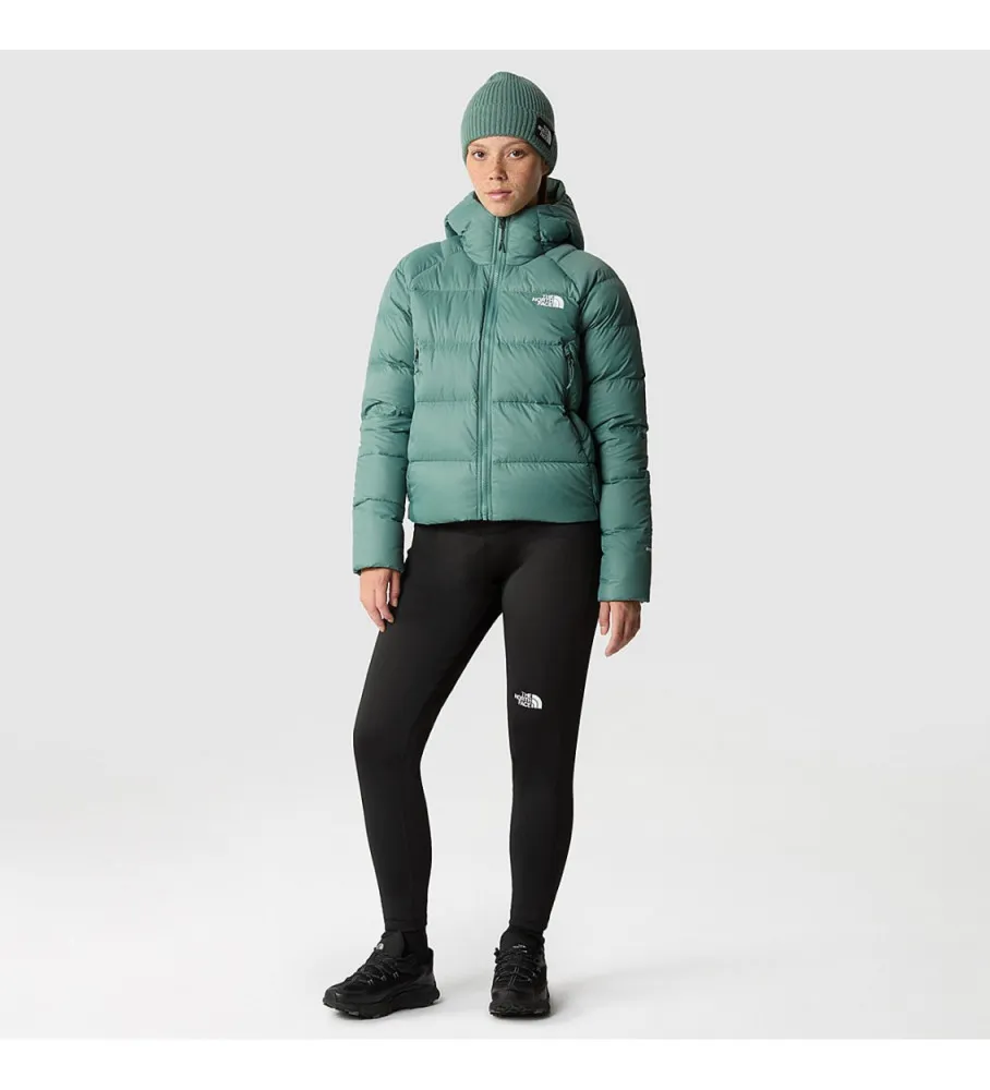 CHAQUETA DE PLUMÓN CON CAPUCHA HYALITE verde