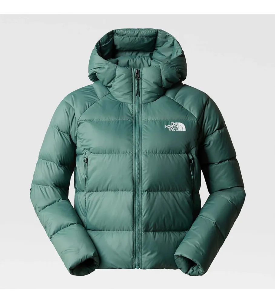 CHAQUETA DE PLUMÓN CON CAPUCHA HYALITE verde