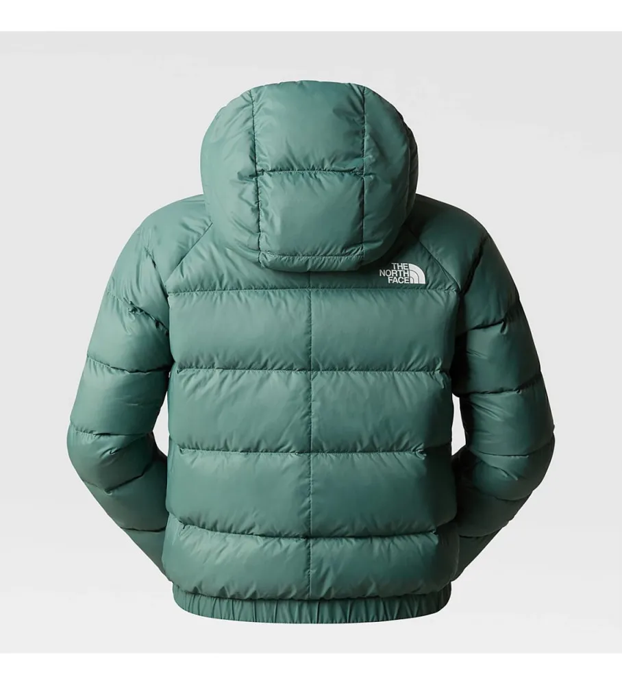 CHAQUETA DE PLUMÓN CON CAPUCHA HYALITE verde