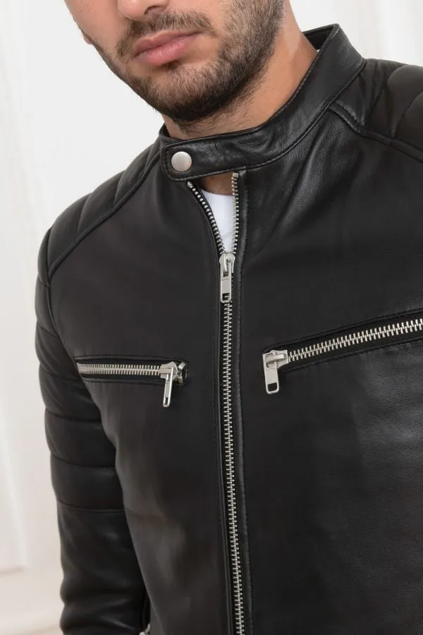 Chaqueta Hombre Serge Pariente Warrior Noir