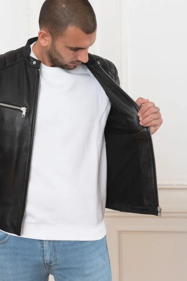 Chaqueta Hombre Serge Pariente Warrior Noir