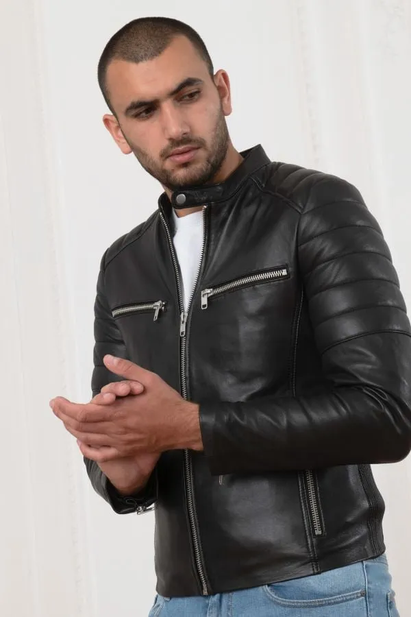 Chaqueta Hombre Serge Pariente Warrior Noir