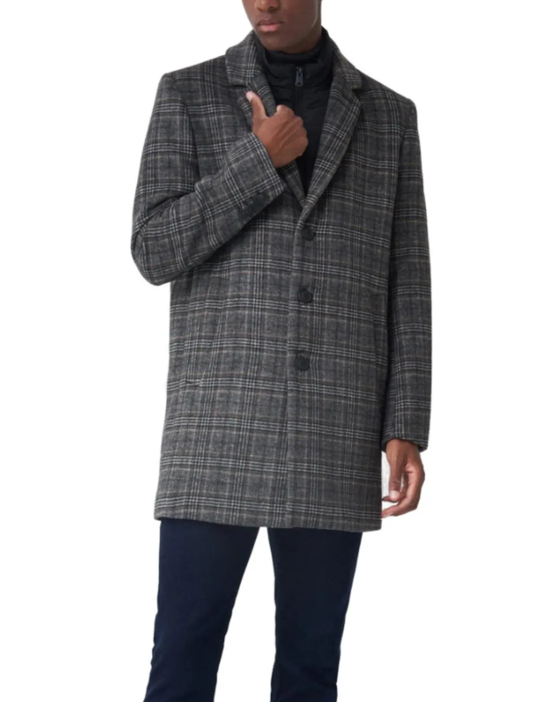 CHAQUETA LARGA DE PAñO SALSA PARA HOMBRE Z