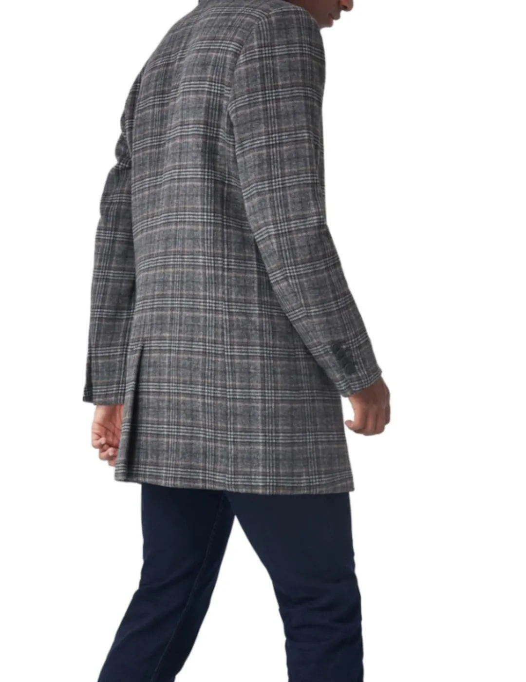 CHAQUETA LARGA DE PAñO SALSA PARA HOMBRE Z