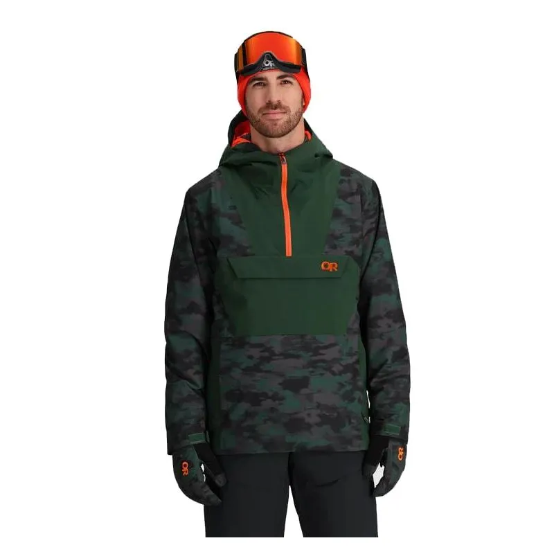 Chaqueta Outdoor Research Snowcrew Anorak (grove camo/grove) hombre