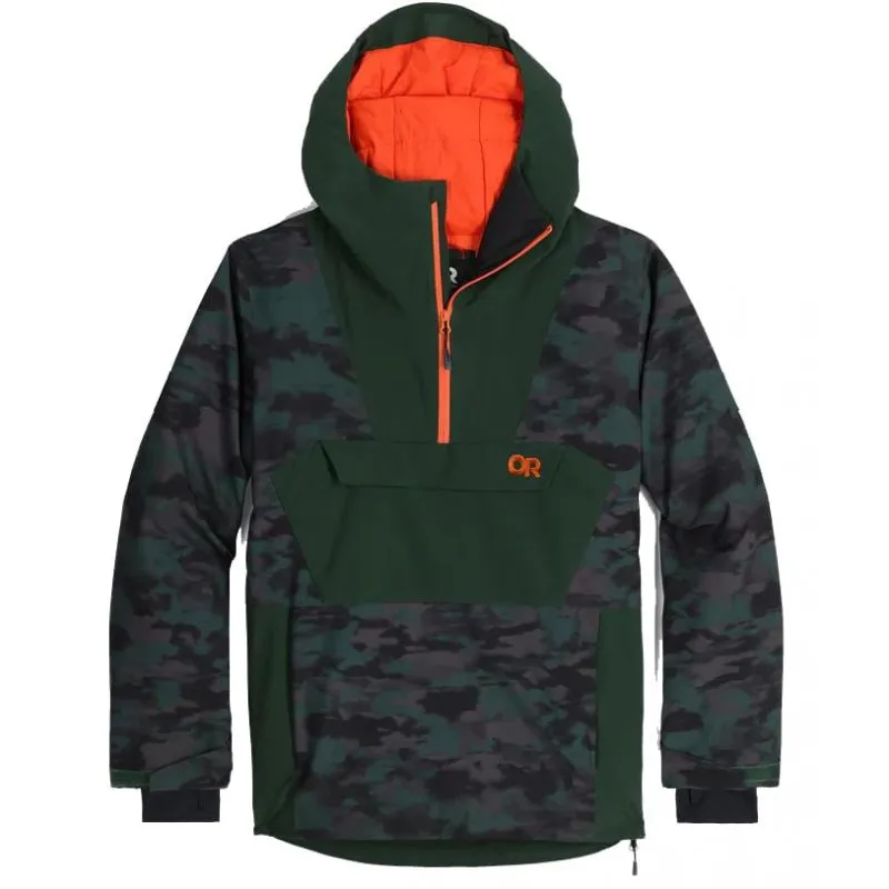 Chaqueta Outdoor Research Snowcrew Anorak (grove camo/grove) hombre