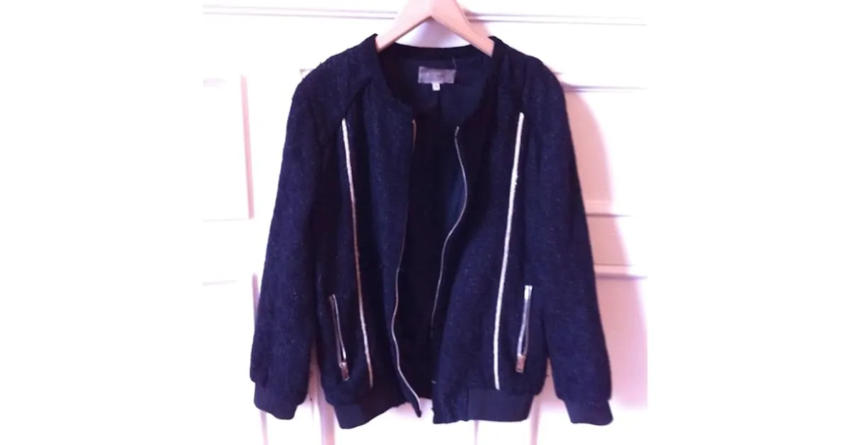 Chaquetas IRO T.fr 36 Algodón Negro 