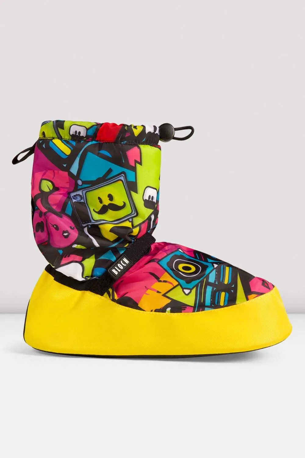 Childrens Sticker Print Warm Up Booties