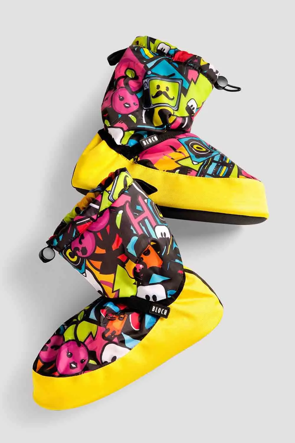 Childrens Sticker Print Warm Up Booties