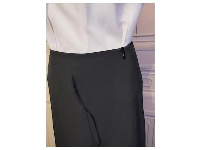 Christian Lacroix FALDA LACROIX FALDA APERTURA SERPENTINA T 36 Gris antracita 