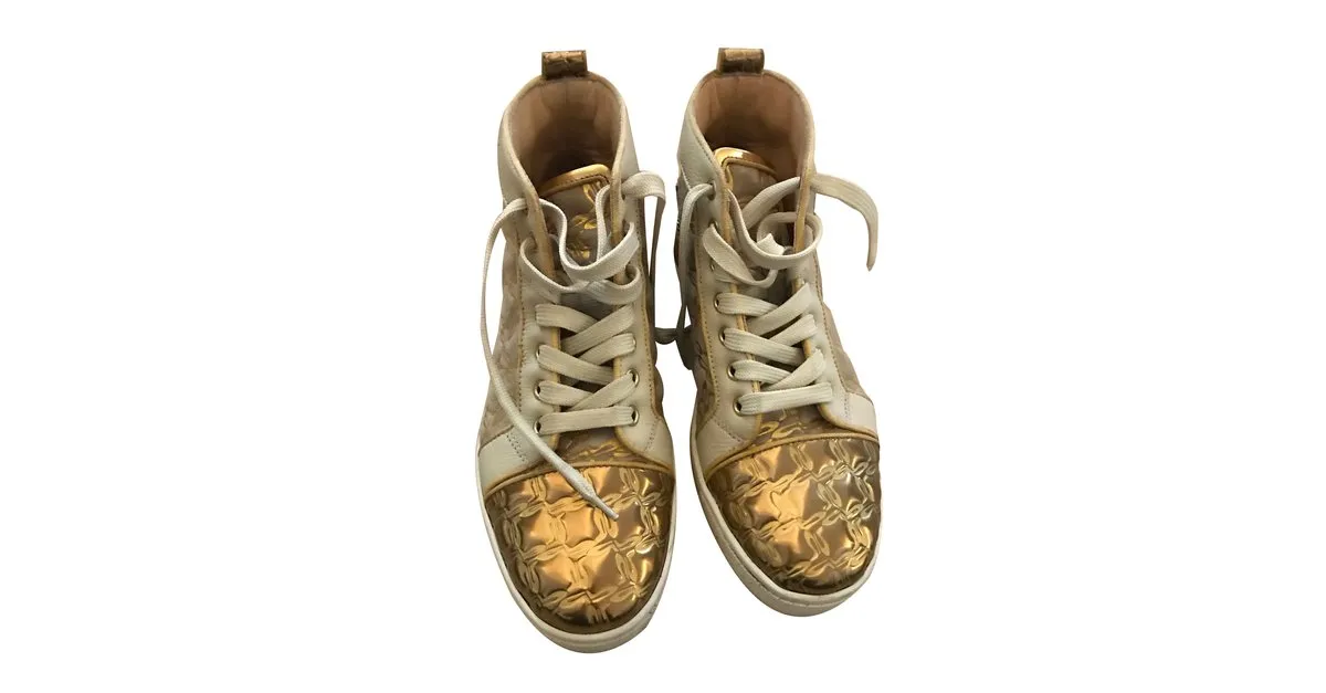 Christian Louboutin zapatillas Dorado 