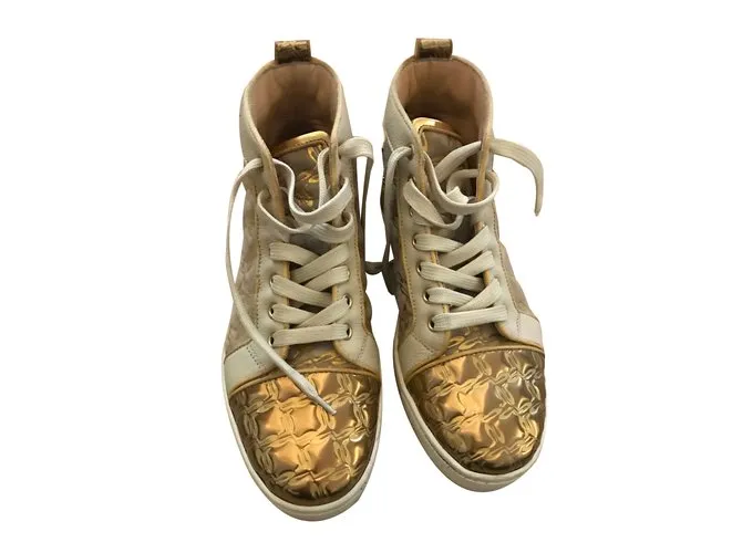 Christian Louboutin zapatillas Dorado 