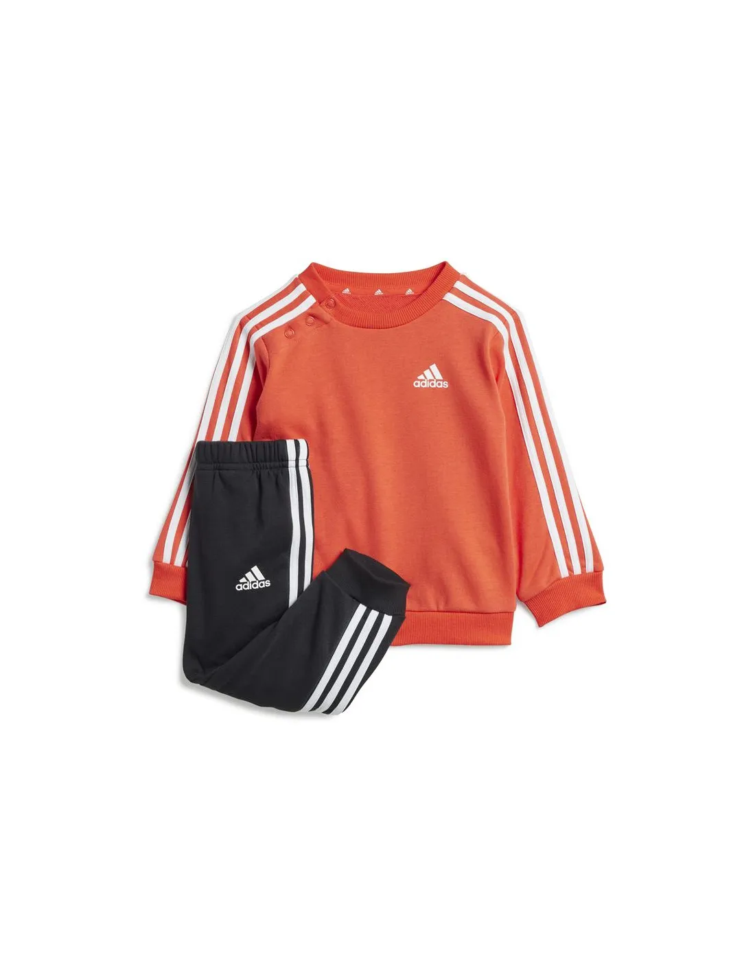 Chándal adidas Essentials 3 Bandas Jog Infantil Rojo