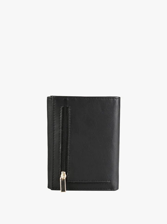 Coconuda Mini cartera de piel para mujer con bolsillo extraíble