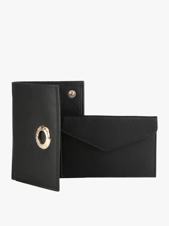 Coconuda Mini cartera de piel para mujer con bolsillo extraíble