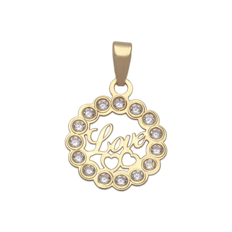 Colgante Oro Love 12mm