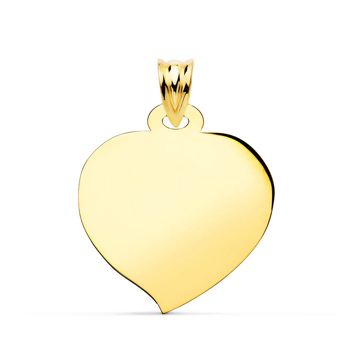 Colgante Oro Placa Corazón