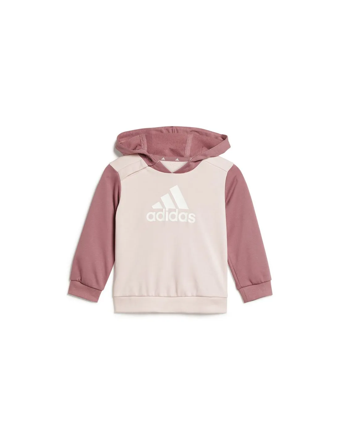 Conjunto adidas Essentials Colorblock Infantil Rosa