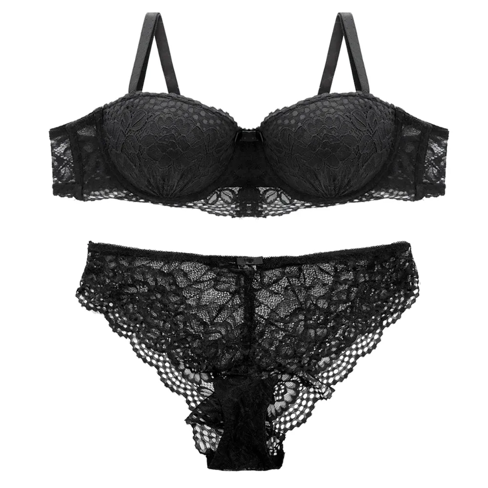CONJUNTO DE MEDIA COPA CON ENCAJE C2398473984 LADY CARNIVAL