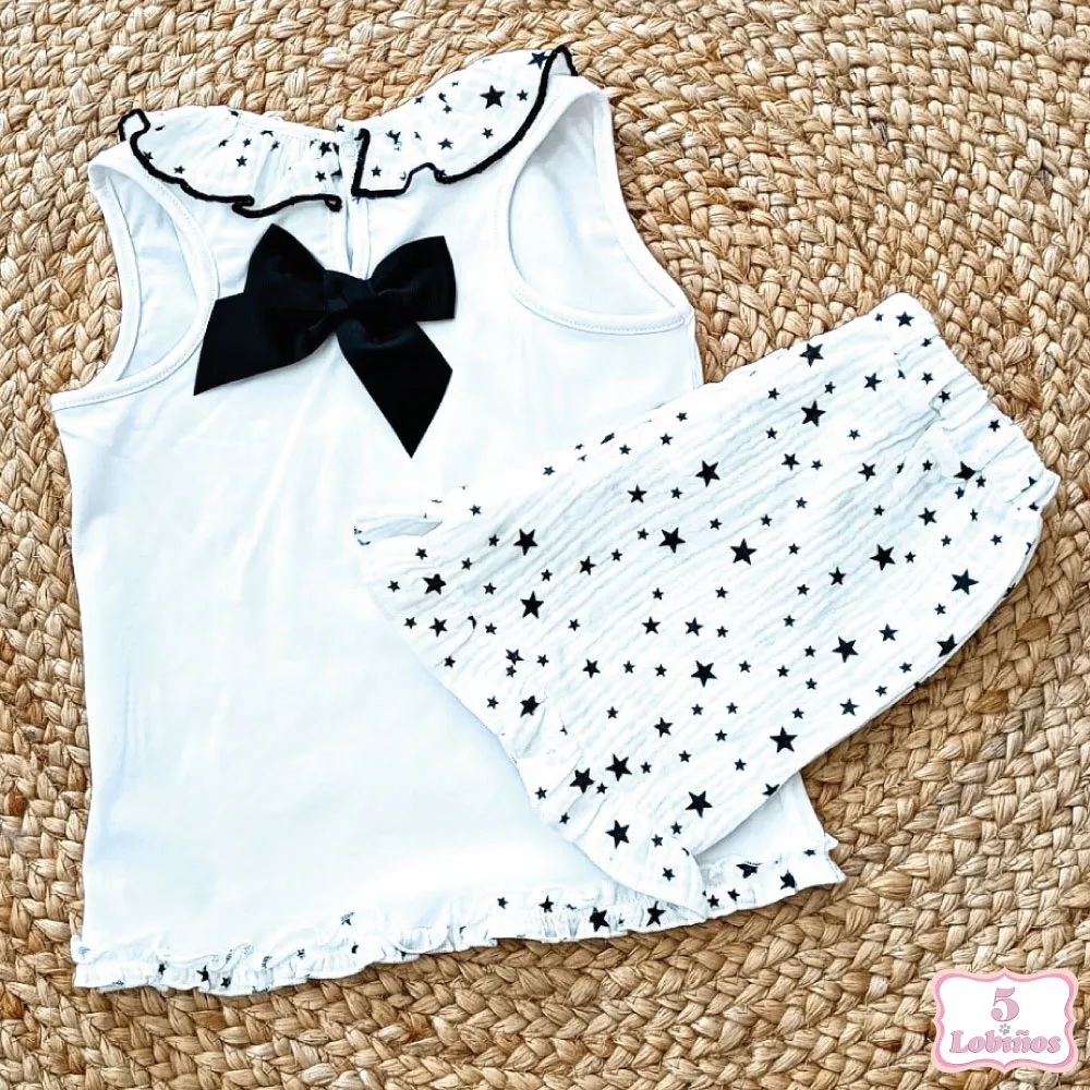 CONJUNTO NIÑA STARS Pequeños Piratas