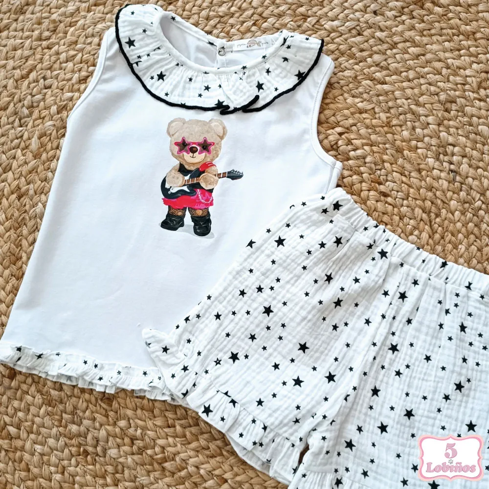 CONJUNTO NIÑA STARS Pequeños Piratas