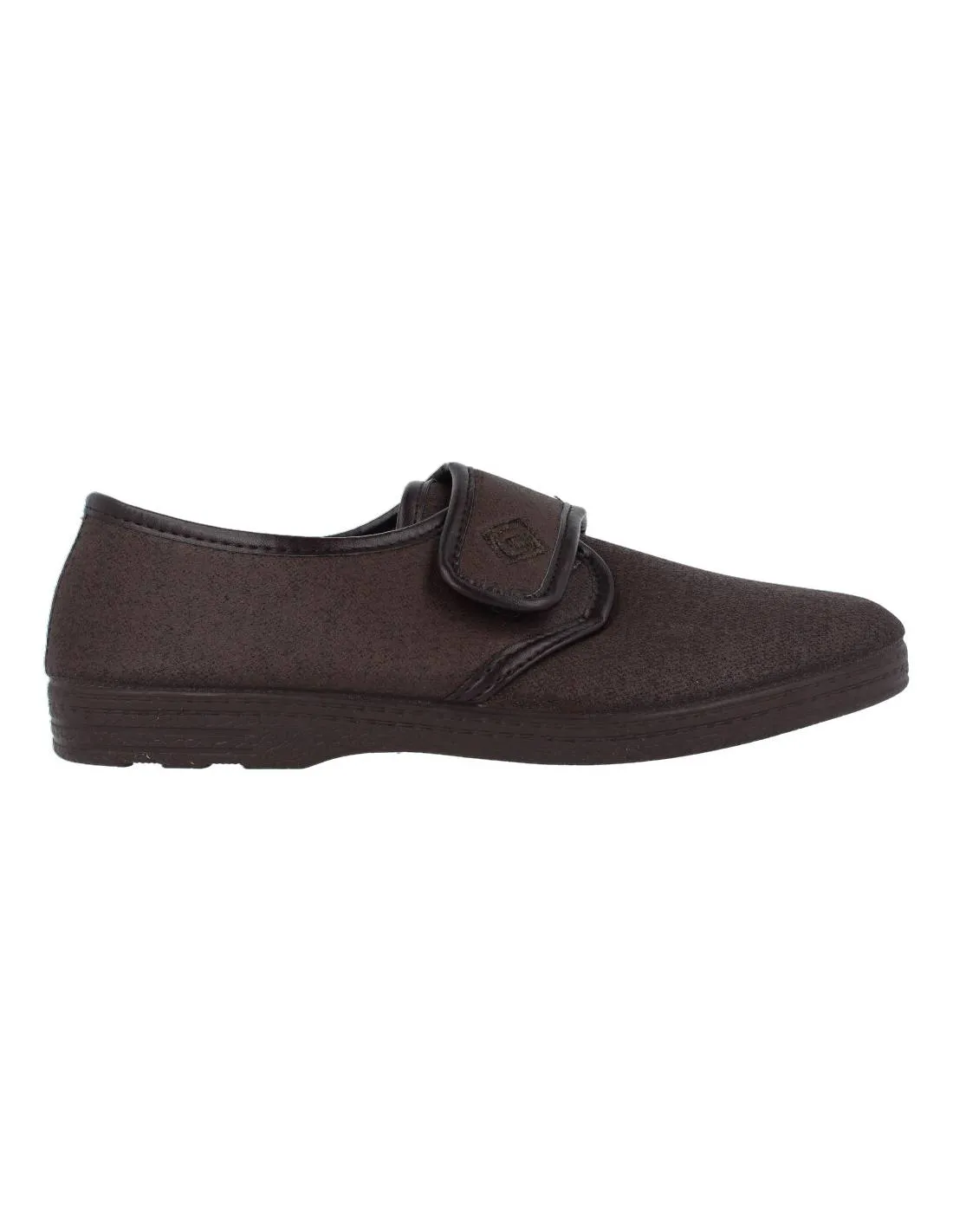 COSDAM  ZAPATILLA CERRADA HOMBRE VELCRO MARRóN