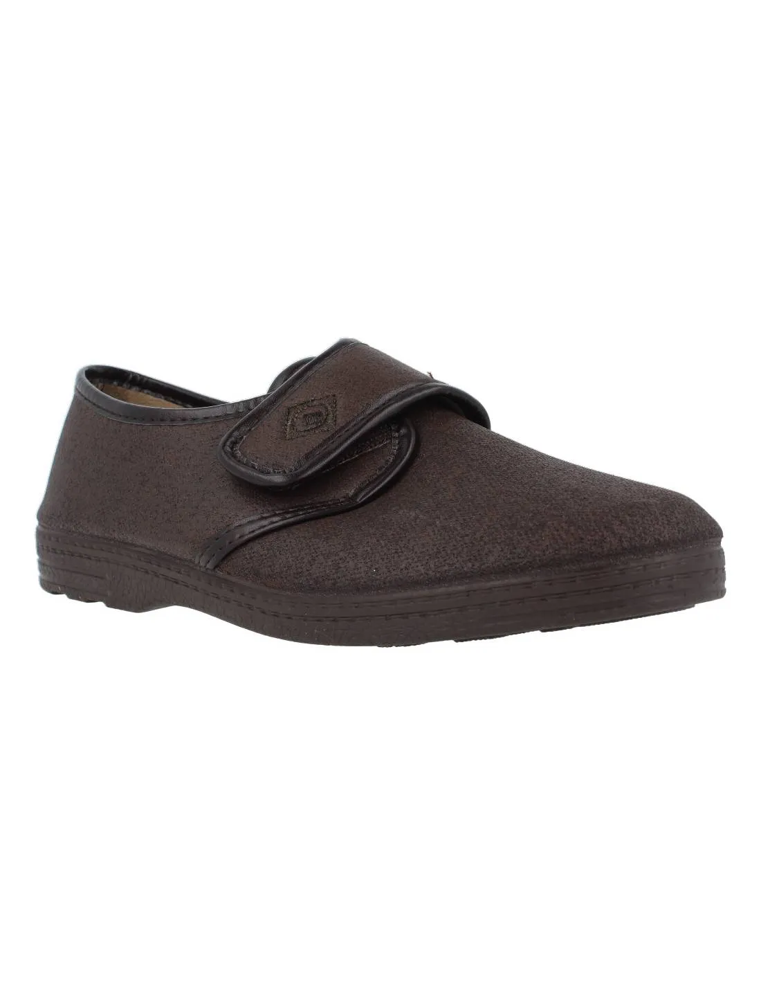 COSDAM  ZAPATILLA CERRADA HOMBRE VELCRO MARRóN