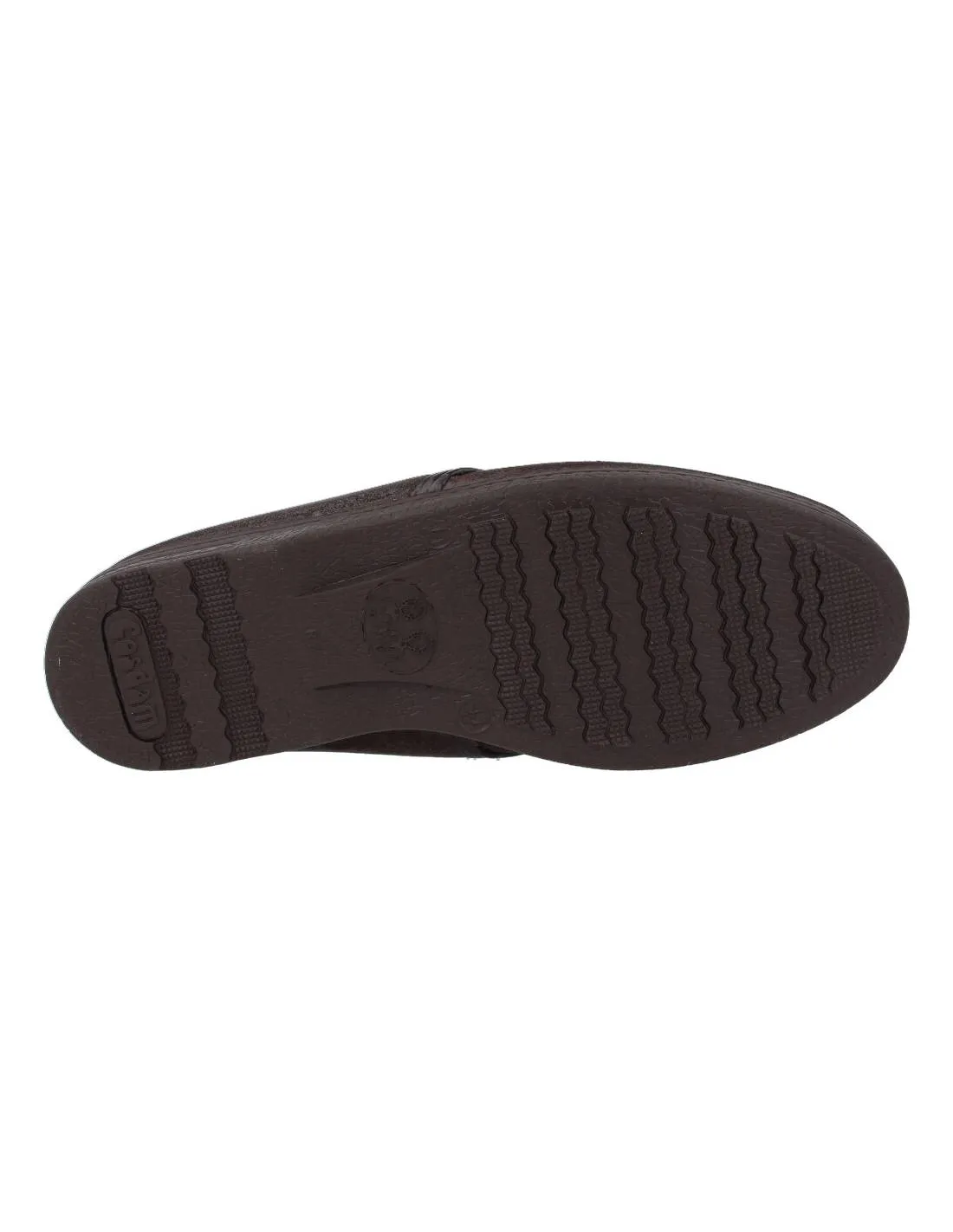 COSDAM  ZAPATILLA CERRADA HOMBRE VELCRO MARRóN