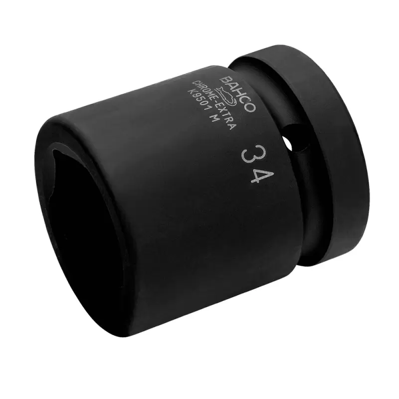 DADO HEXAGONAL MILIMéTRICO 1" X 55MM CORTO BAHCO K9501M55