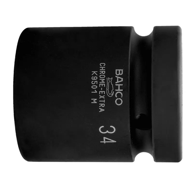 DADO HEXAGONAL MILIMéTRICO 1" X 55MM CORTO BAHCO K9501M55