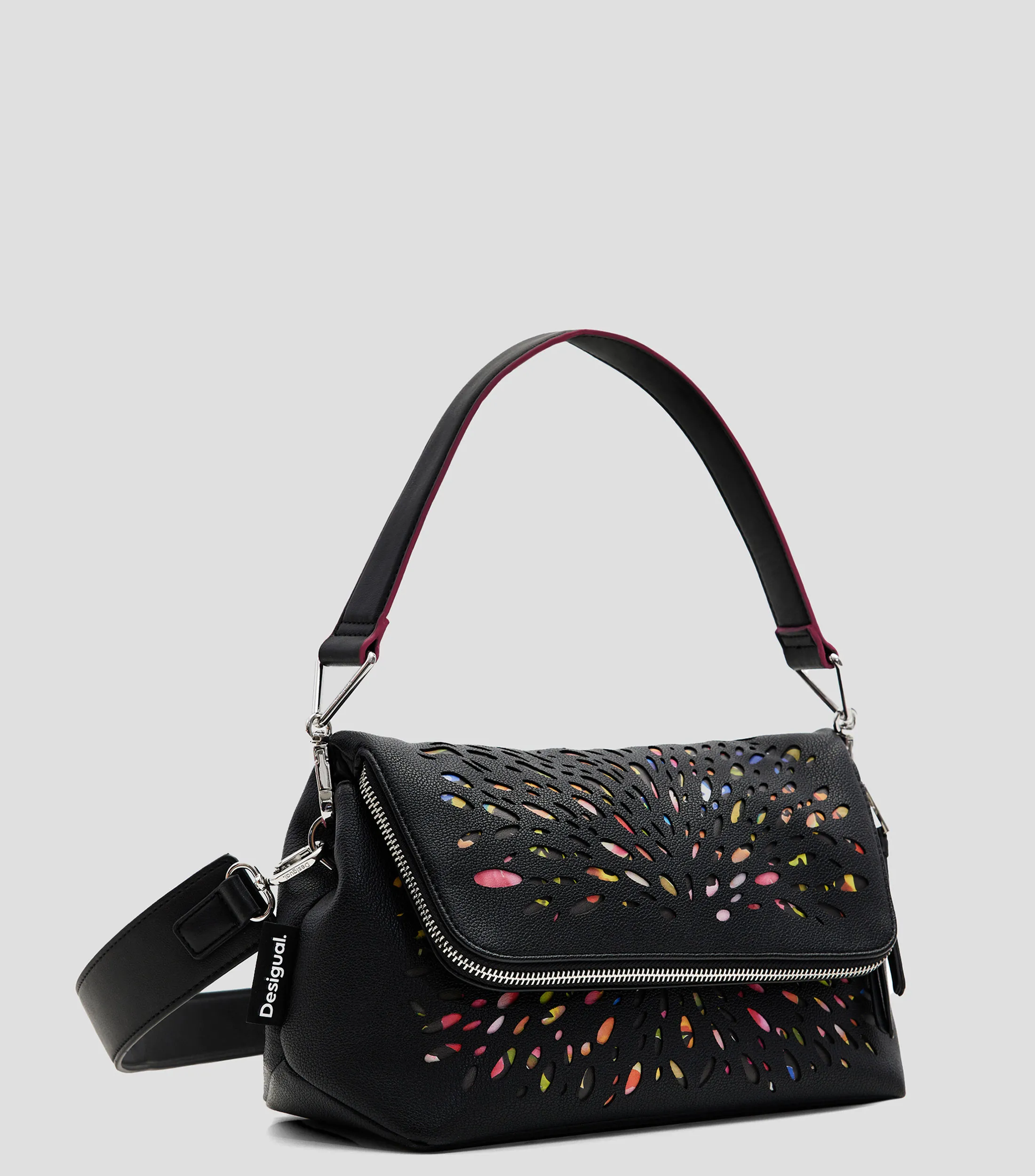 Desigual Bolso crossbody con estampado Mujer