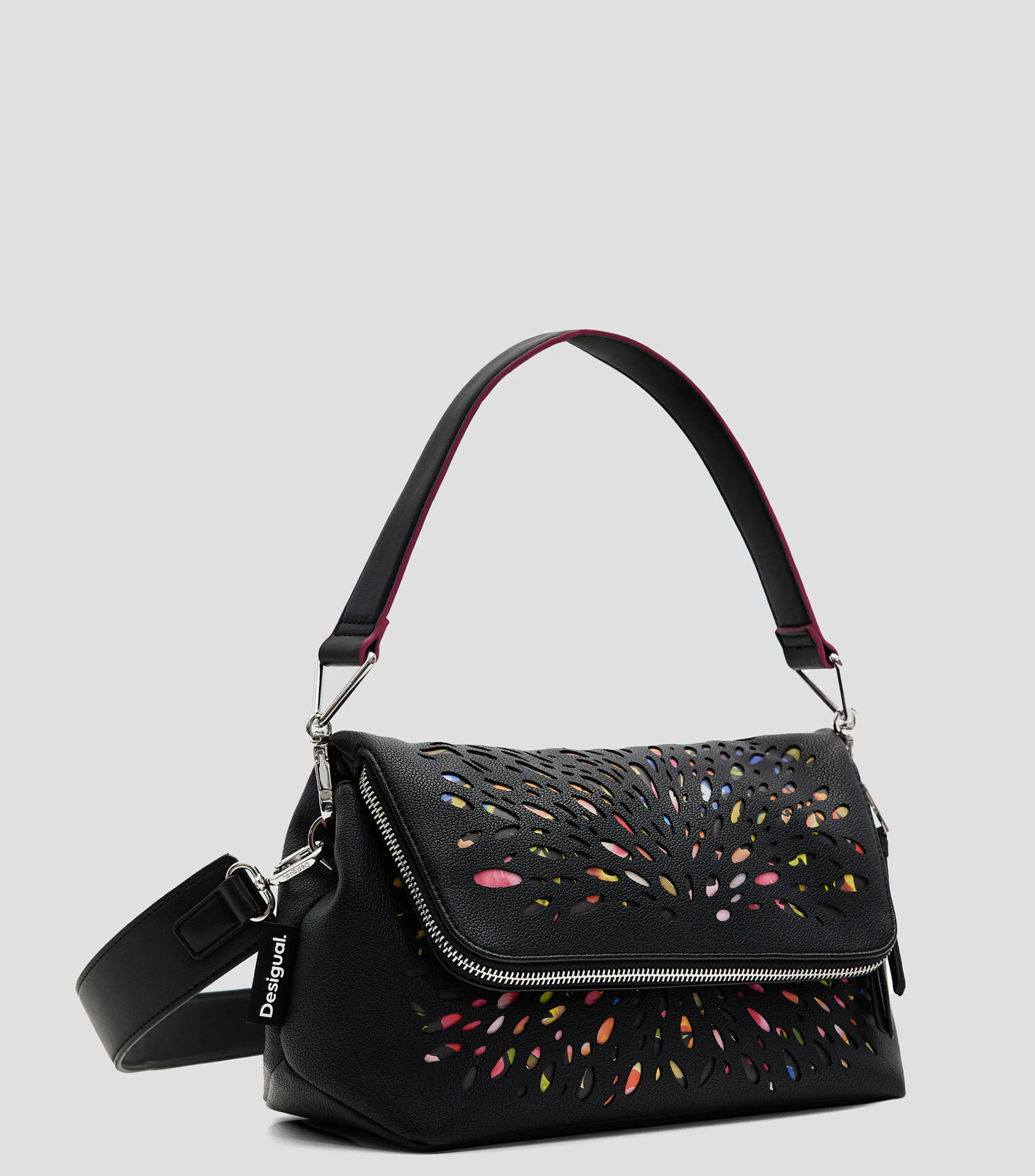 Desigual Bolso crossbody con estampado Mujer